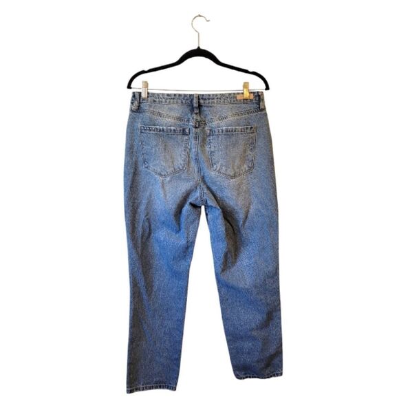 Blank NYC Medium Wash The Madison Crop Button Fly Jeans - Picture 2 of 5